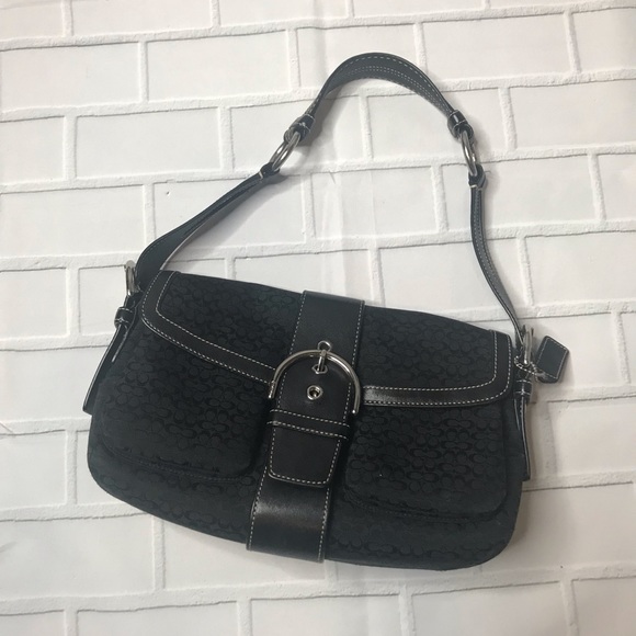 Coach Handbags - Coach black fabric purse